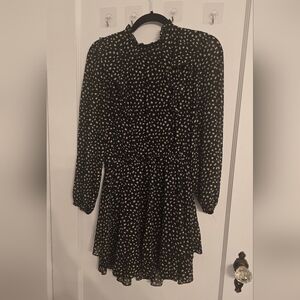 SHEIN Black and White Mini Dress